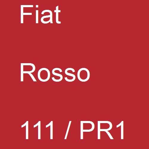 Fiat, Rosso, 111 / PR1.